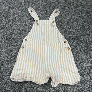 Hollister linen overalls